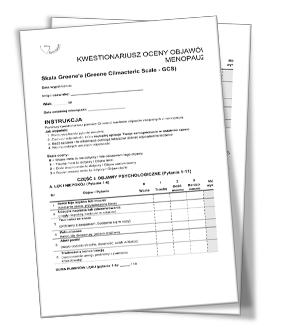 kwestionariusz samooceny służący do oceny nasilenia objawów menopauzy i okresu okołomenopauzalnego